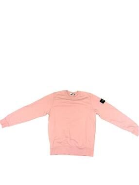 Stone Island Compass Patch Crewneck Sweatshirt Pink Medium